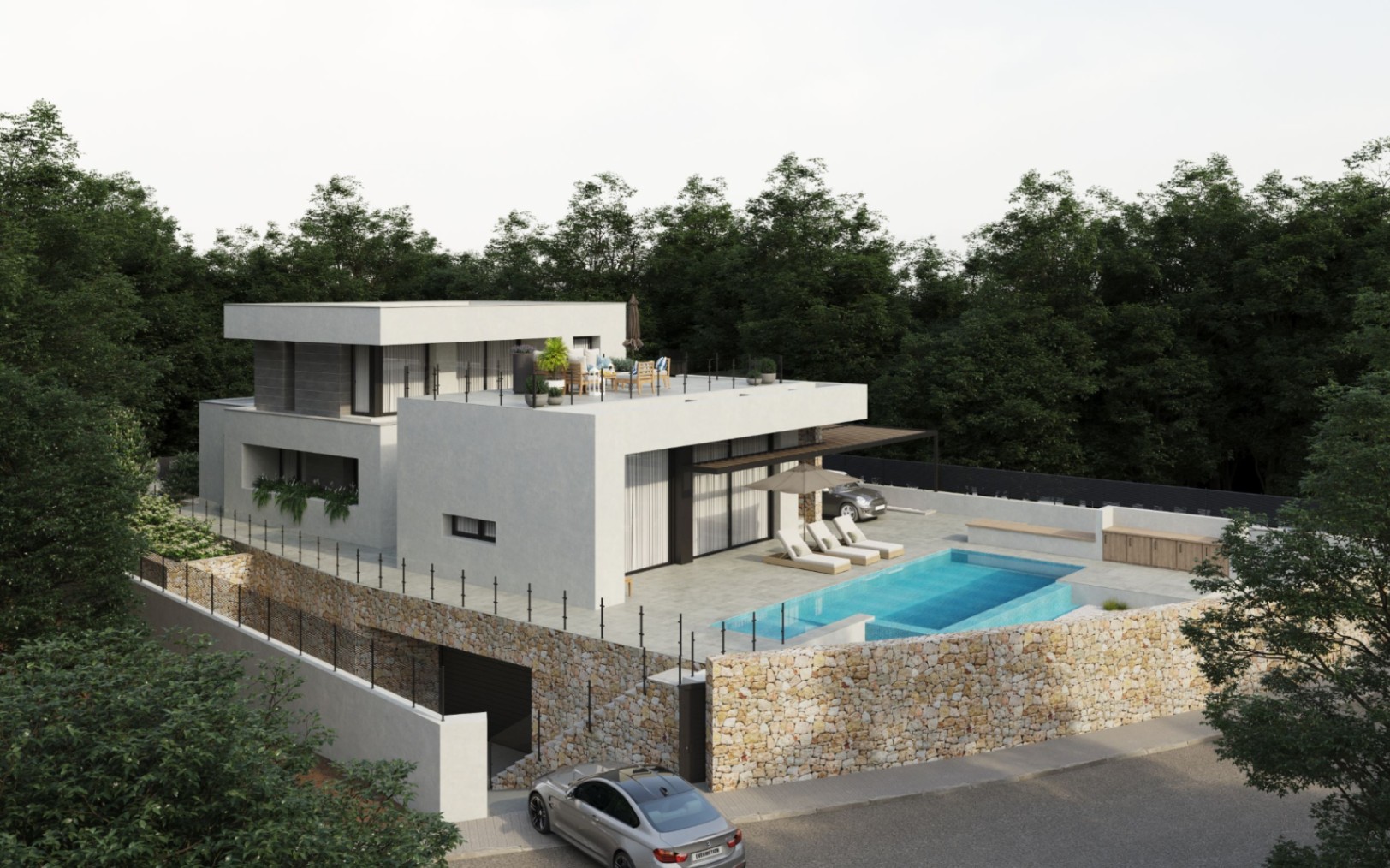 Modern luxury new built villa