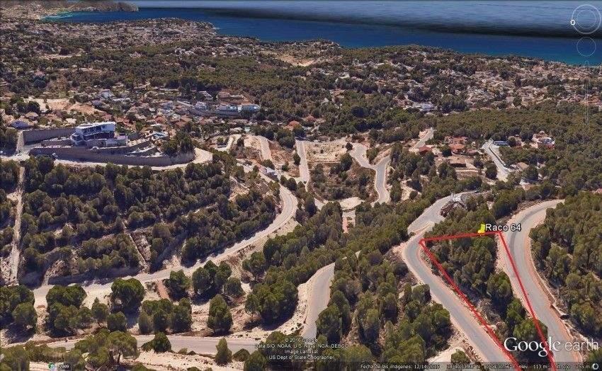 Plot for sale in Benissa, Costa Blanca, Spain, with sea view