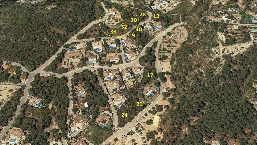 Parcela en venta, Benissa, Costa Blanca, España, vistas al mar
