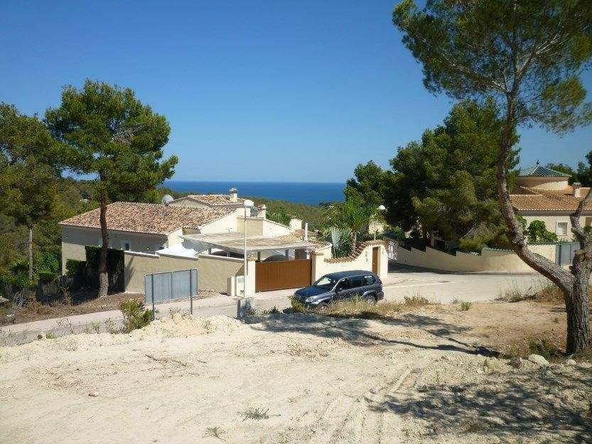 Parcela en venta, Benissa, Costa Blanca, España, vistas al mar