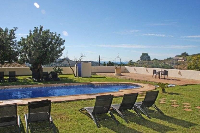 Elegant Landhaus zum Verkauf, Benissa, Costa Blanca, Spanien, Meerblick