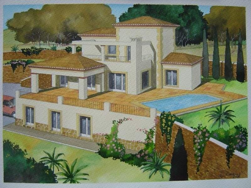 Projekt Villa zum Verkauf, Moraira, Costa Blanca, Spanien