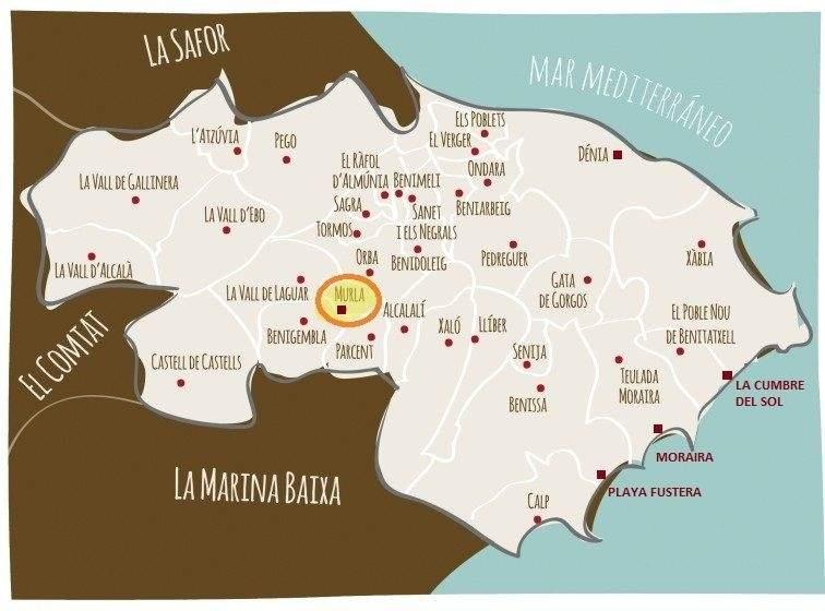 Grundstück zu verkaufen in Murla, Costa Blanca, Spanien