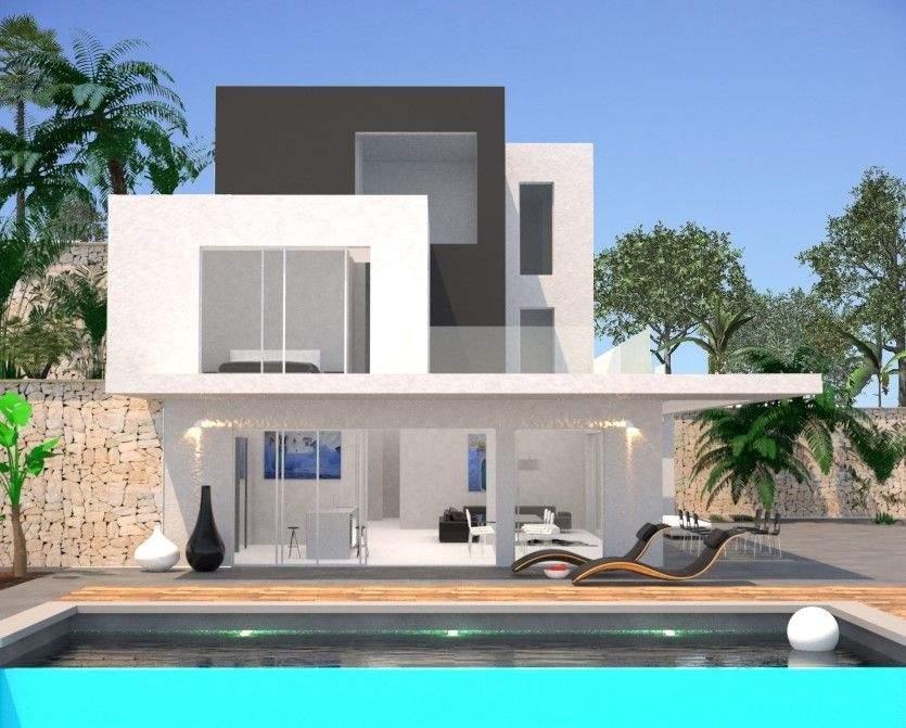 Modern luxury villa for sale, Benissa Costa, Spain, sea views