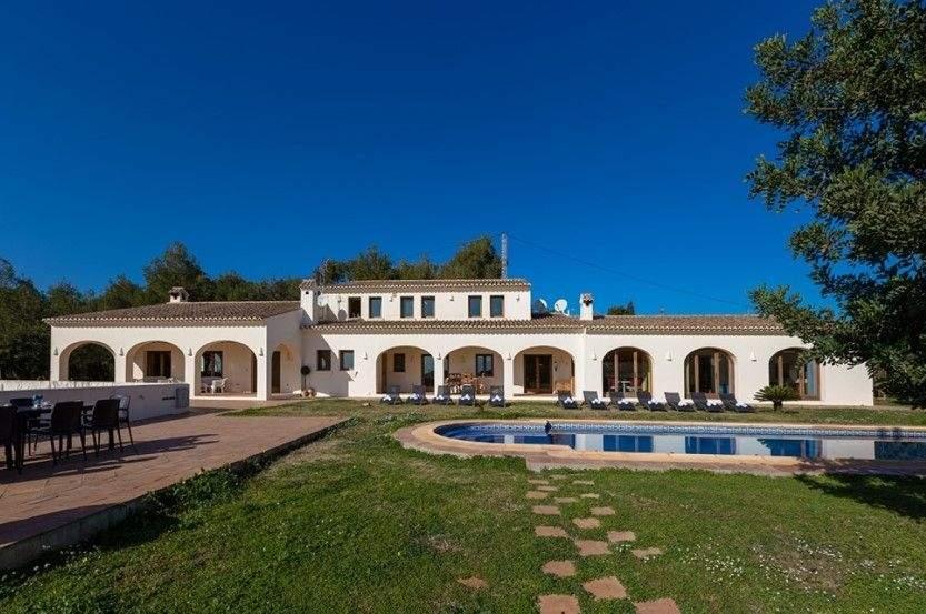 Elegant landhuis voor de verkoop, Benissa, Costa Blanca, Spanje, zeezicht