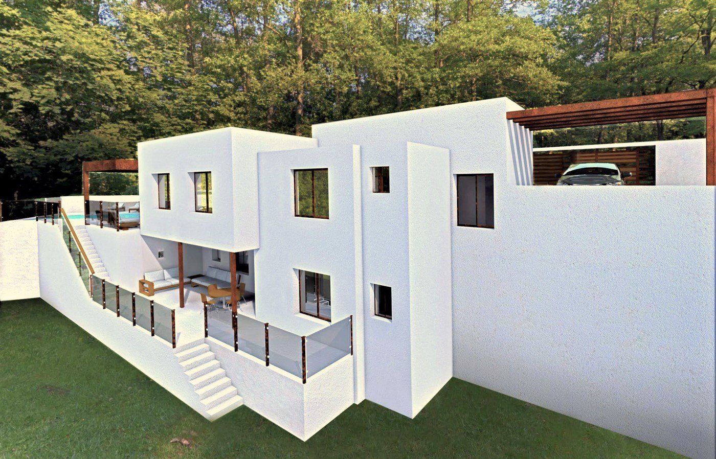 Projekt Villa zum Verkauf, Baladrar, Benissa Costa, Alicante, Spanien
