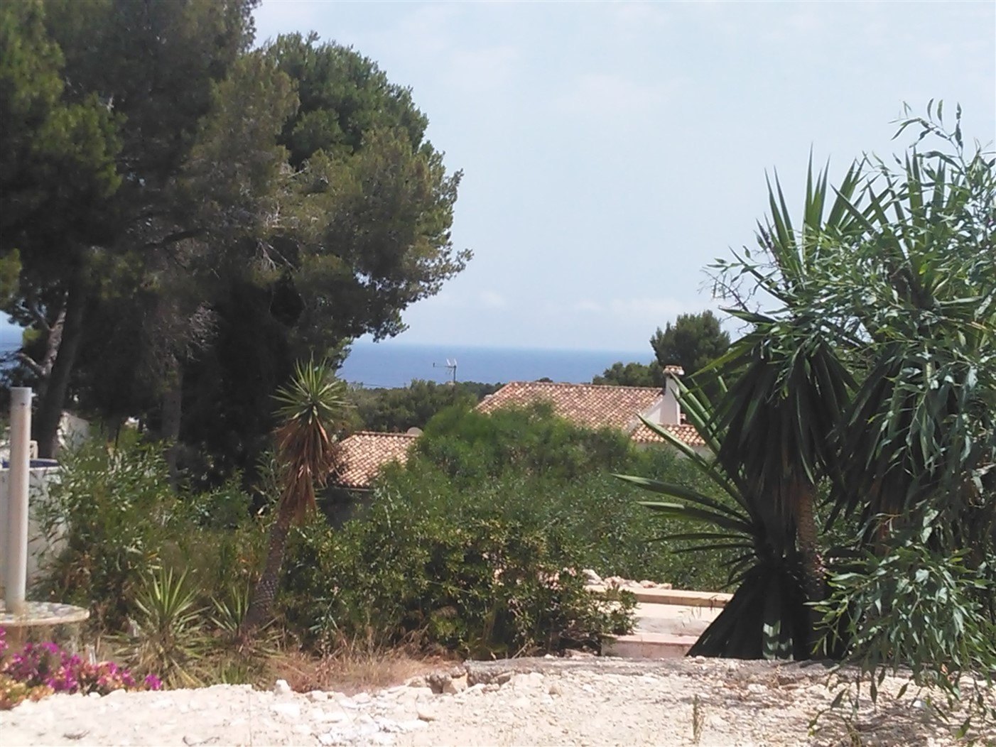 Plot and construction, sea views, for sale, Moraira, Spain