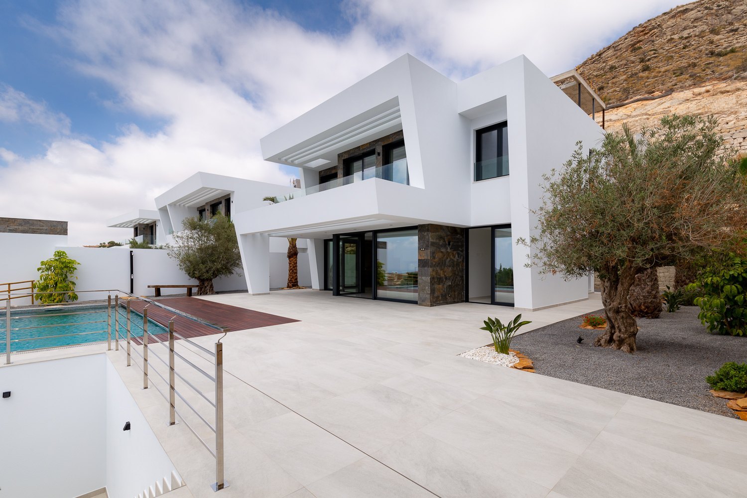 Zeitgenössische Villa zu verkaufen, Finestrat, Costa Blanca, Spanien, Meerblick