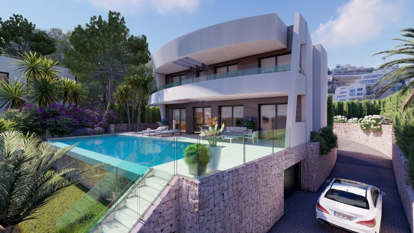 Moderne Villa, Meerblick, zum Verkauf, Moraira, Costa Blanca, Spanien