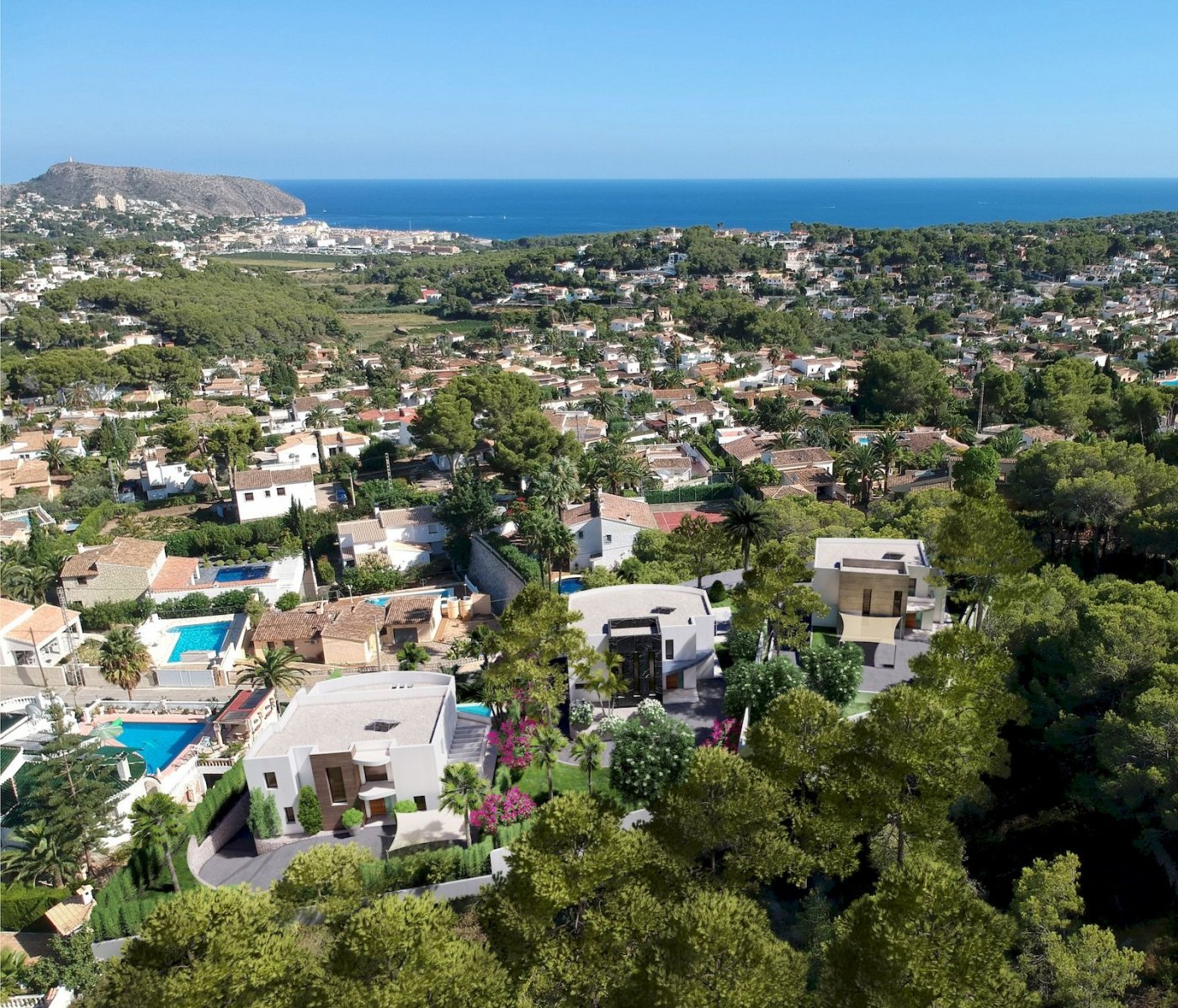 Modern villa, sea views, for sale, Moraira, Costa Blanca, Spain