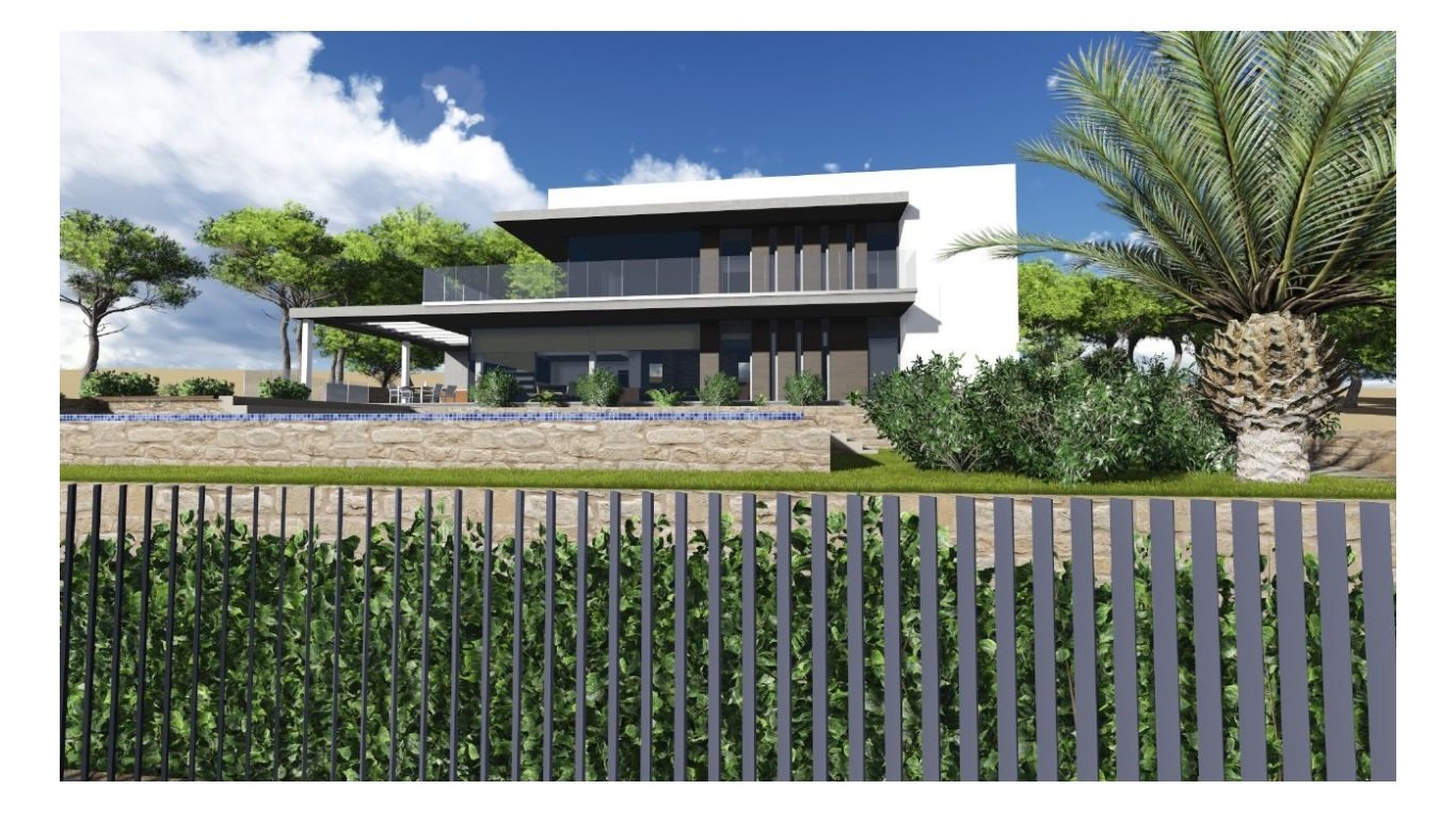 Bau einer modernen Villa, zu verkaufen, Moraira, Spanien