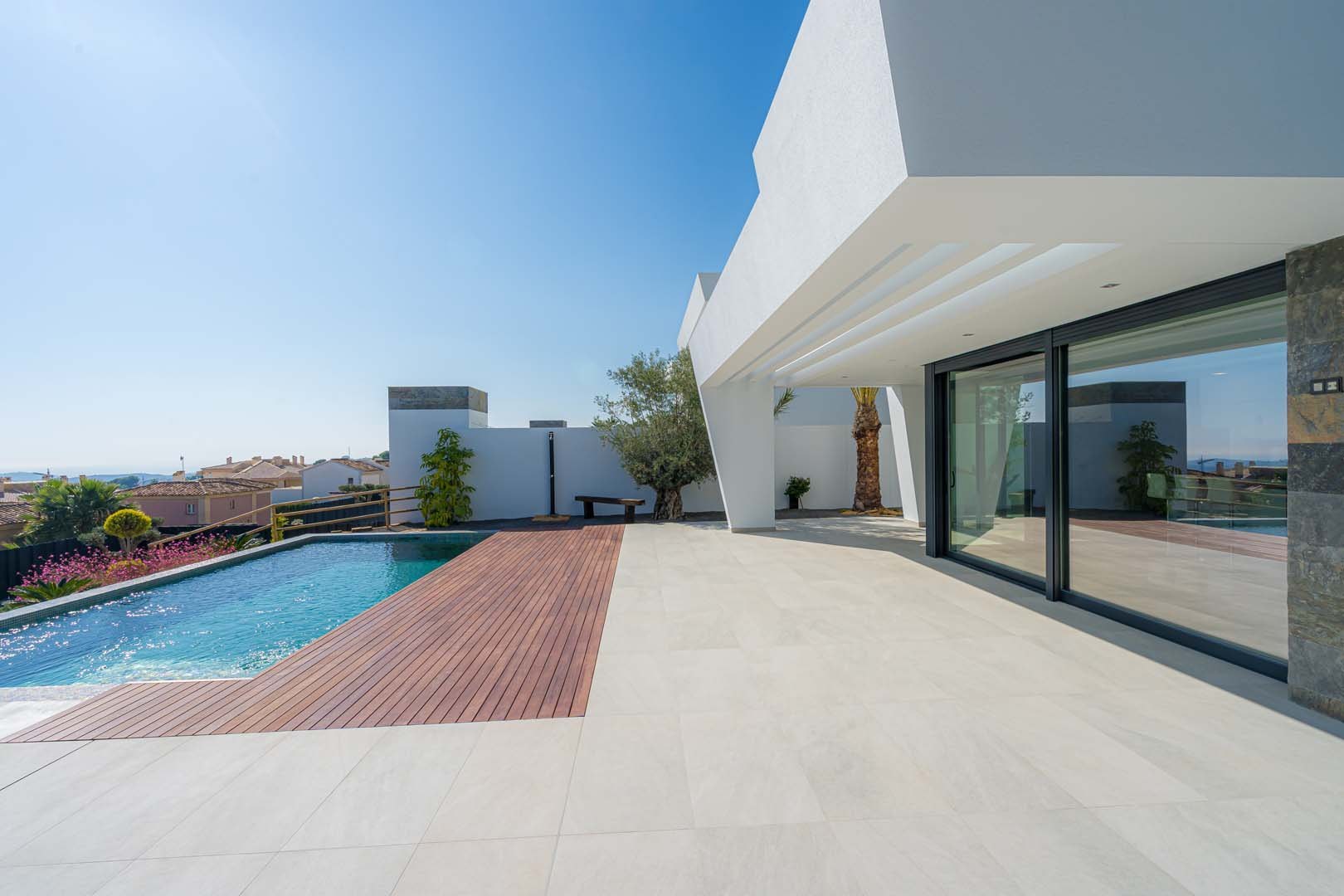 Villa contemporaine à vendre, Finestrat, Costa Blanca, Espagne, vue mer