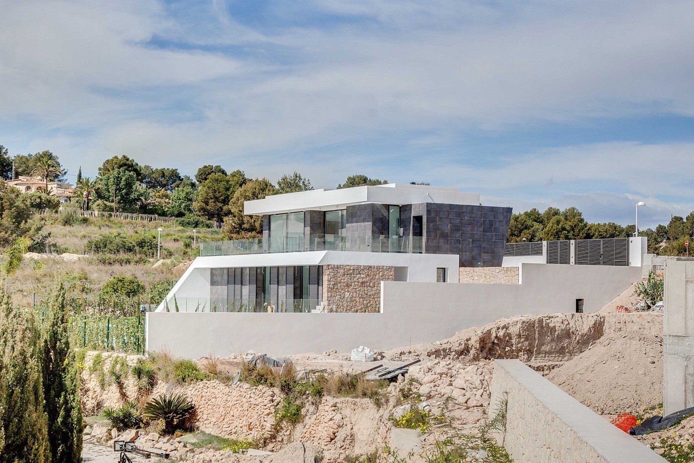 Villa récemment terminée vue sur la mer à vendre, Moraira, Costa Blanca