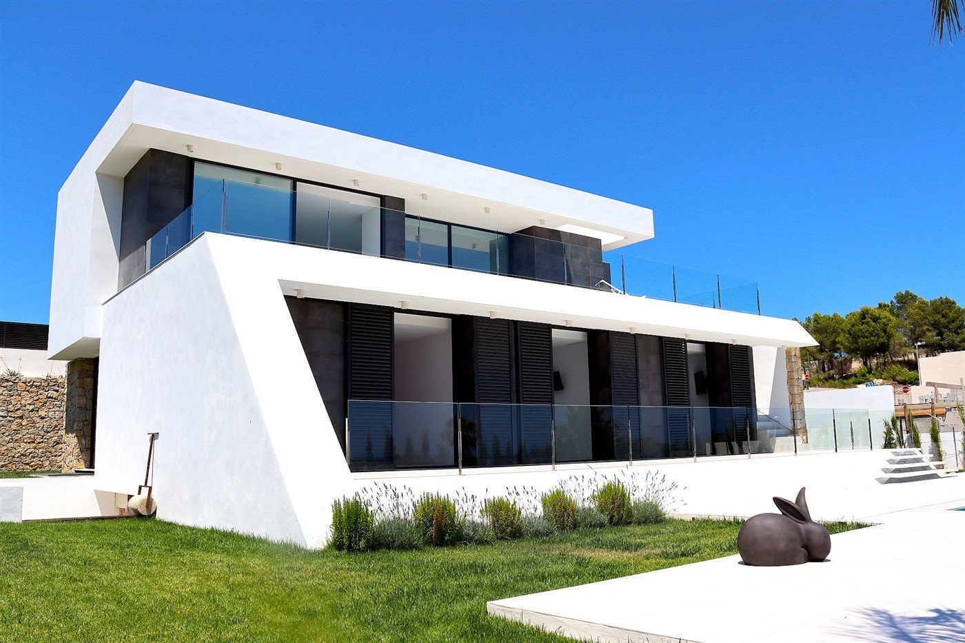 Kürzlich fertiggestellte Villa mit Meerblick zum Verkauf, Moraira, Costa Blanca