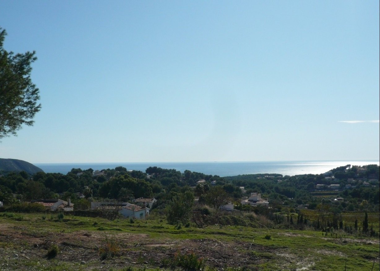 Terreno en venta en Moraira, Costa Blanca, España, con vistas al mar
