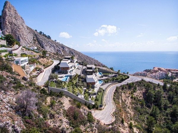 En construction, villas contemporaines à vendre, Altea, Costa Blanca, vue mer