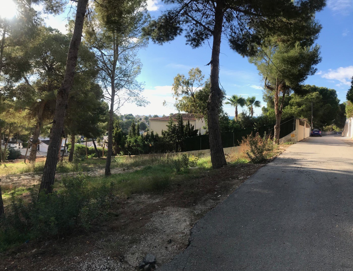 Parcela en venta, Pla del mar, Moraira, vista mar