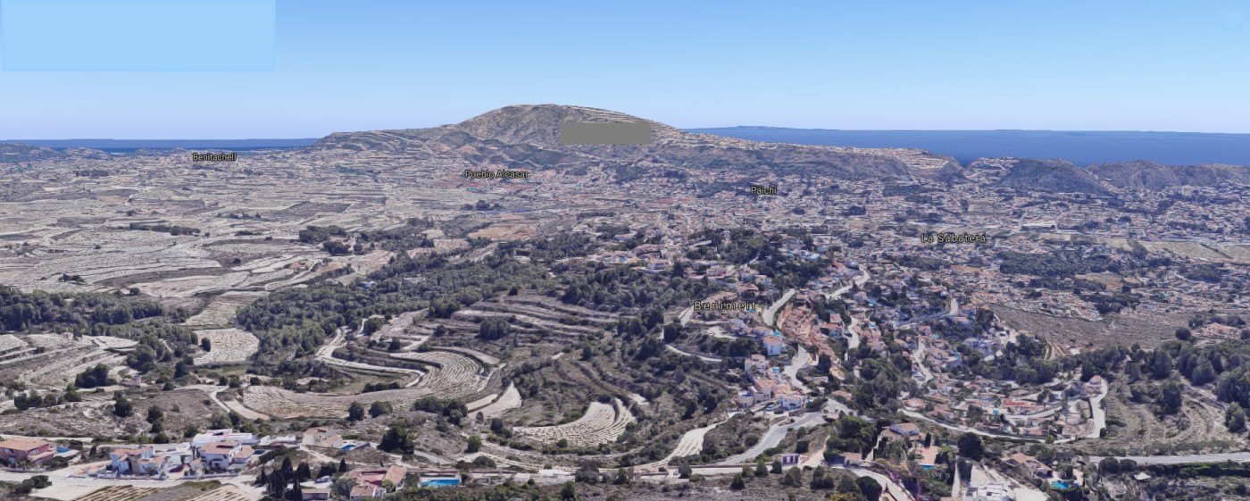 Plots for sale, Coma de Frailes, Moraira, Alicante, sea views