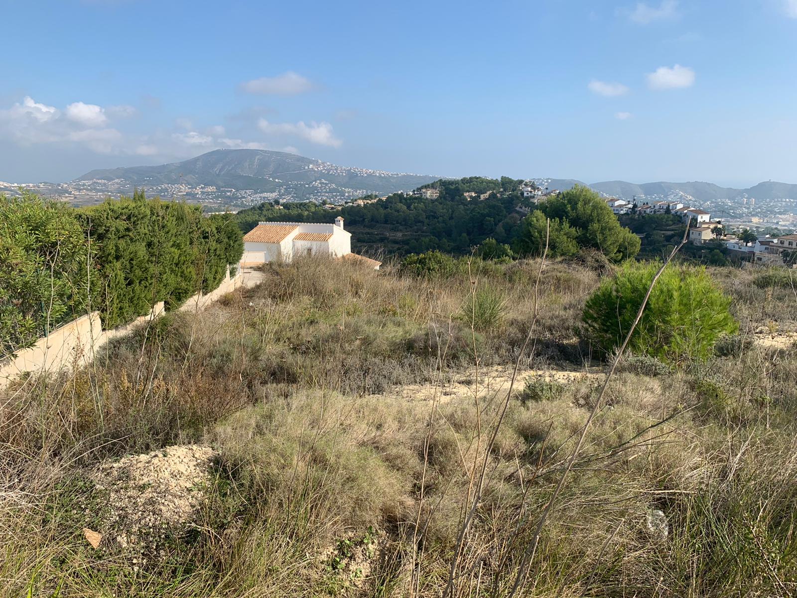 Plots for sale, Coma de Frailes, Moraira, Alicante, sea views