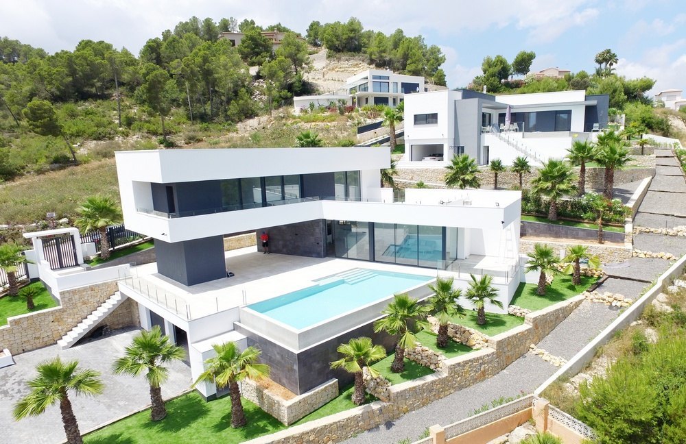 Villa moderne à vendre à Javea, Costa Blanca, Espagne, avec vue sur la mer