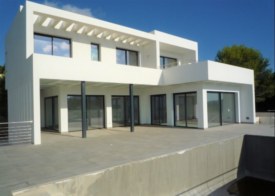 Luxusvilla, Verkauf, im Bau, Moraira, Spanien,Meerblick