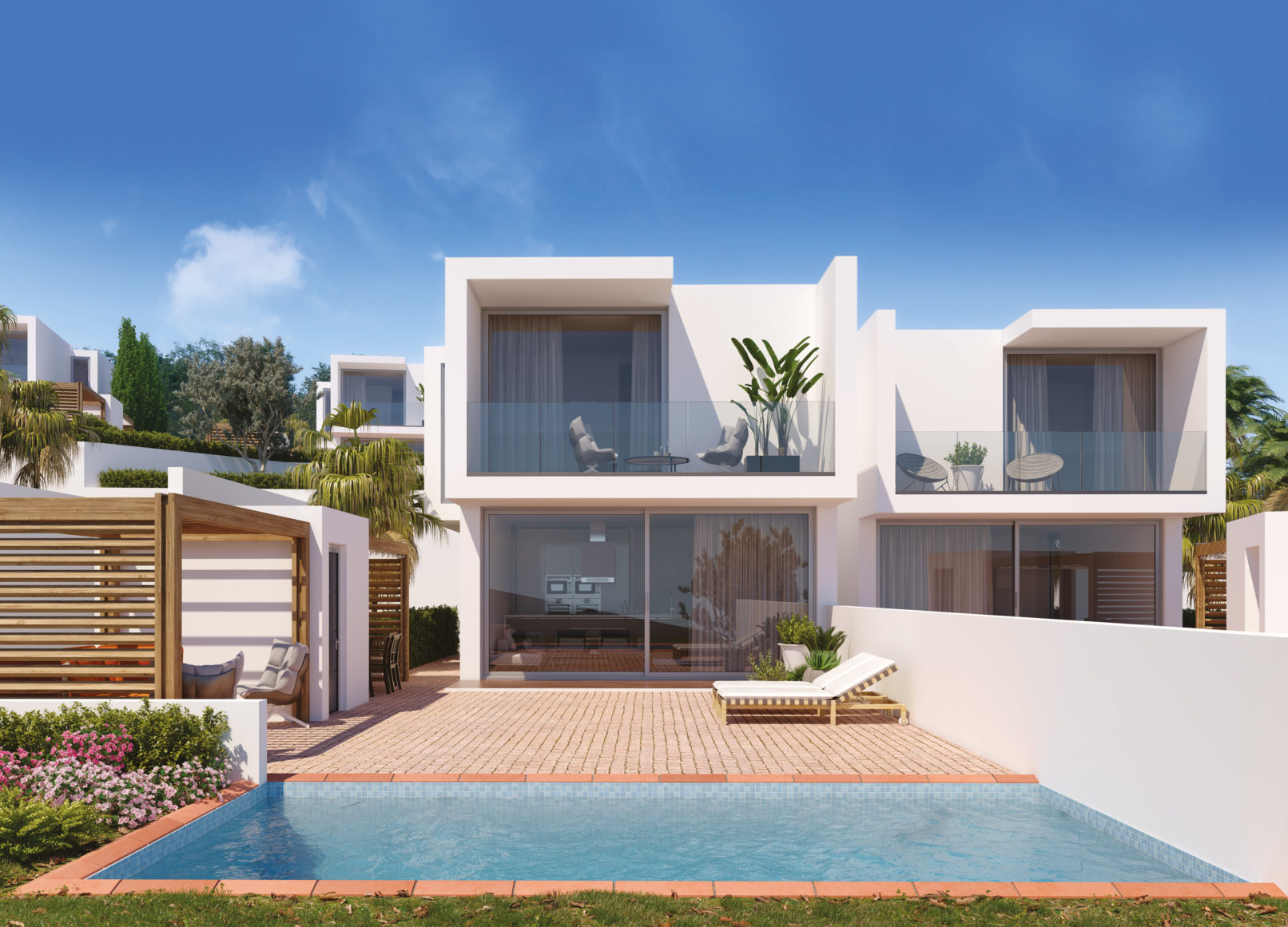 Semi-townd luxe villa's, verkoop, Moraira, Alicante