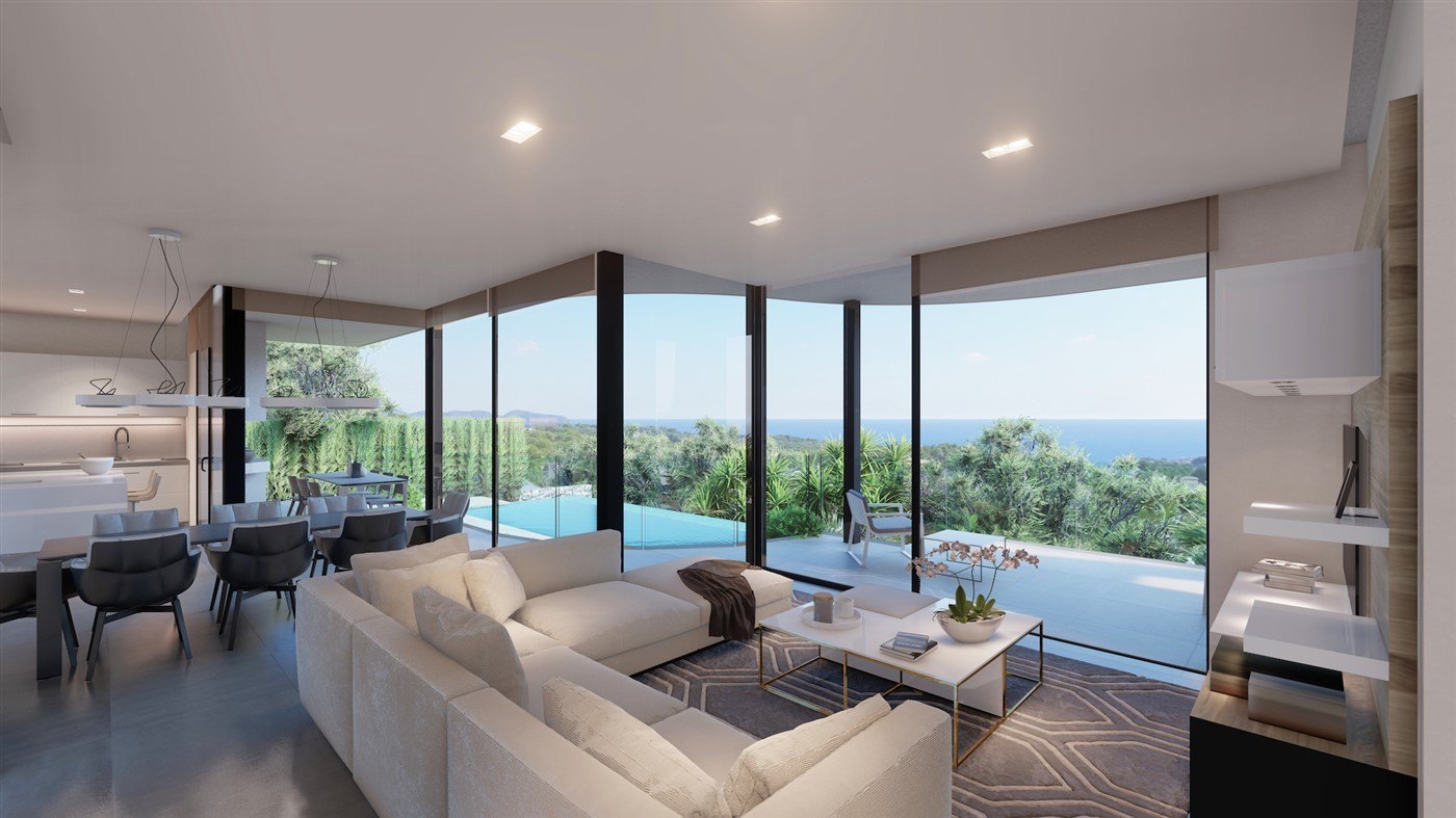 Villa Lujo proyecto, Calpe, Alicante, vista mar