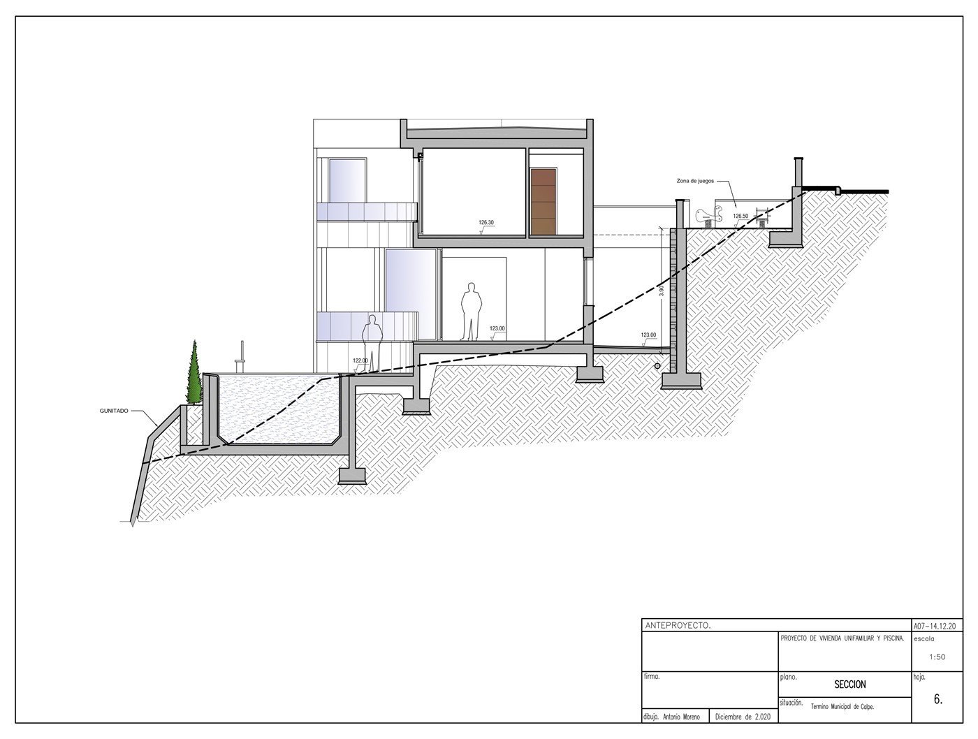 Villa Lujo proyecto, Calpe, Alicante, vista mar