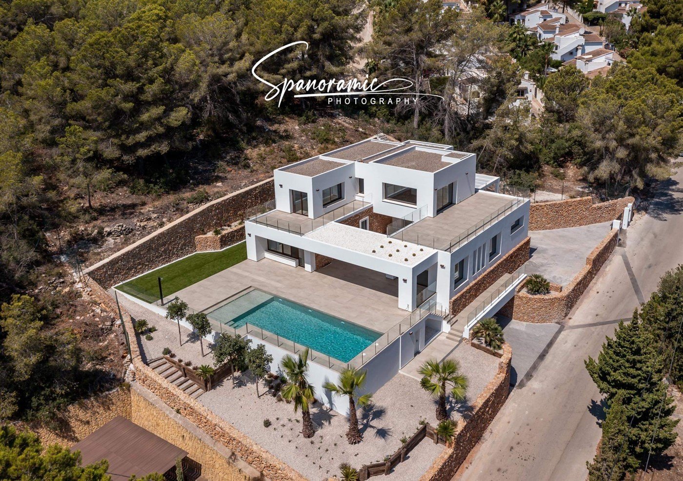Neue Luxusvilla, zu verkaufen, El Portet, Moraira, Alicante, Meerblick