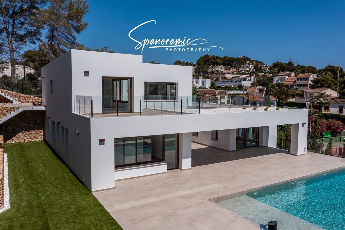 Nieuwe luxe villa, te koop, El Portet, Moraira, Alicante, uitzicht op zee