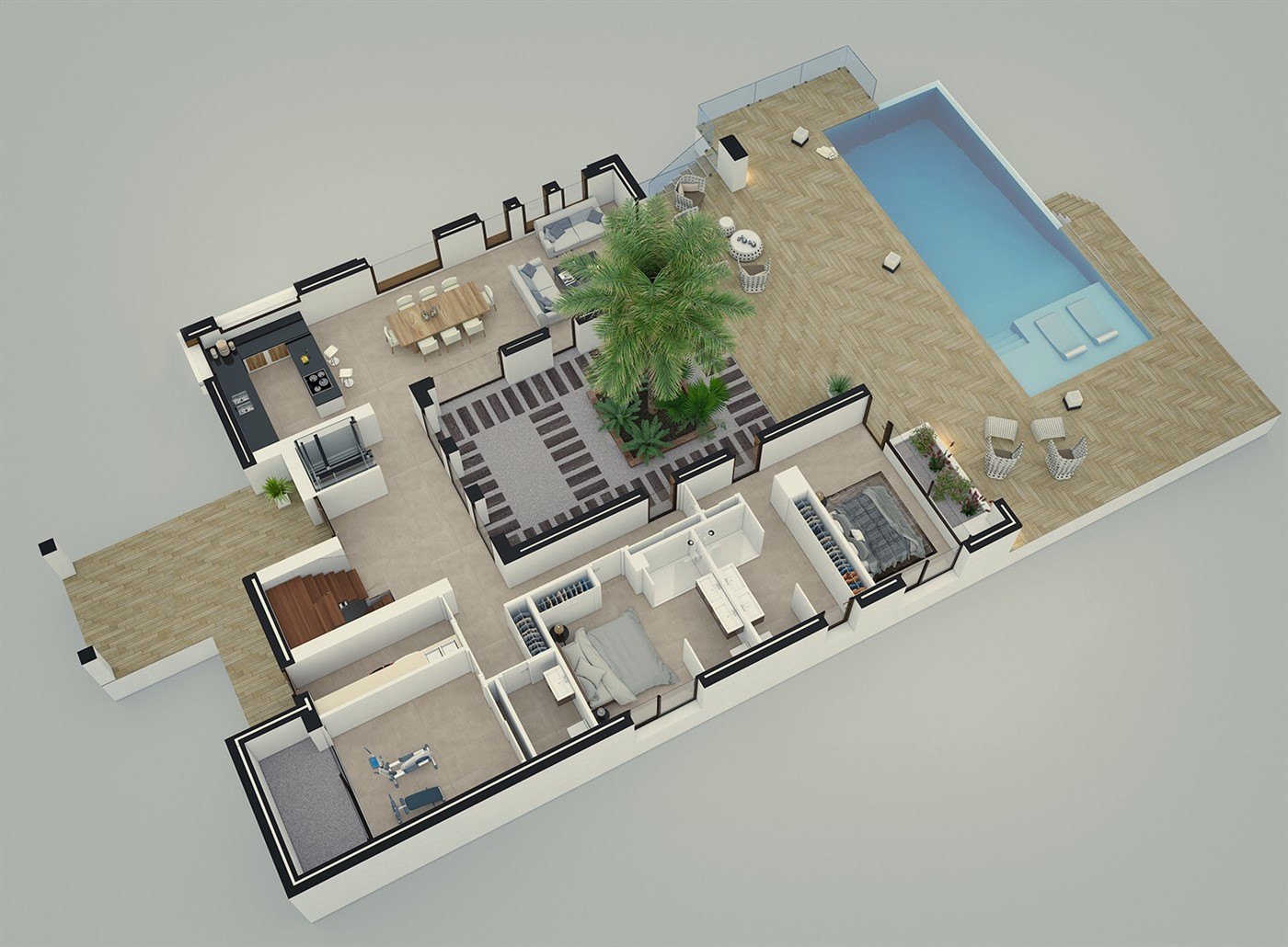 Nieuwe luxe villa, te koop, El Portet, Moraira, Alicante, uitzicht op zee