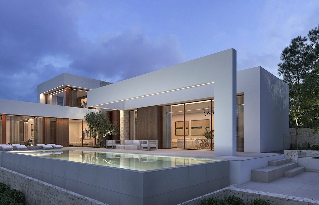 Luxe villa project te koop met zeezicht, Benissa, Costa Blanca