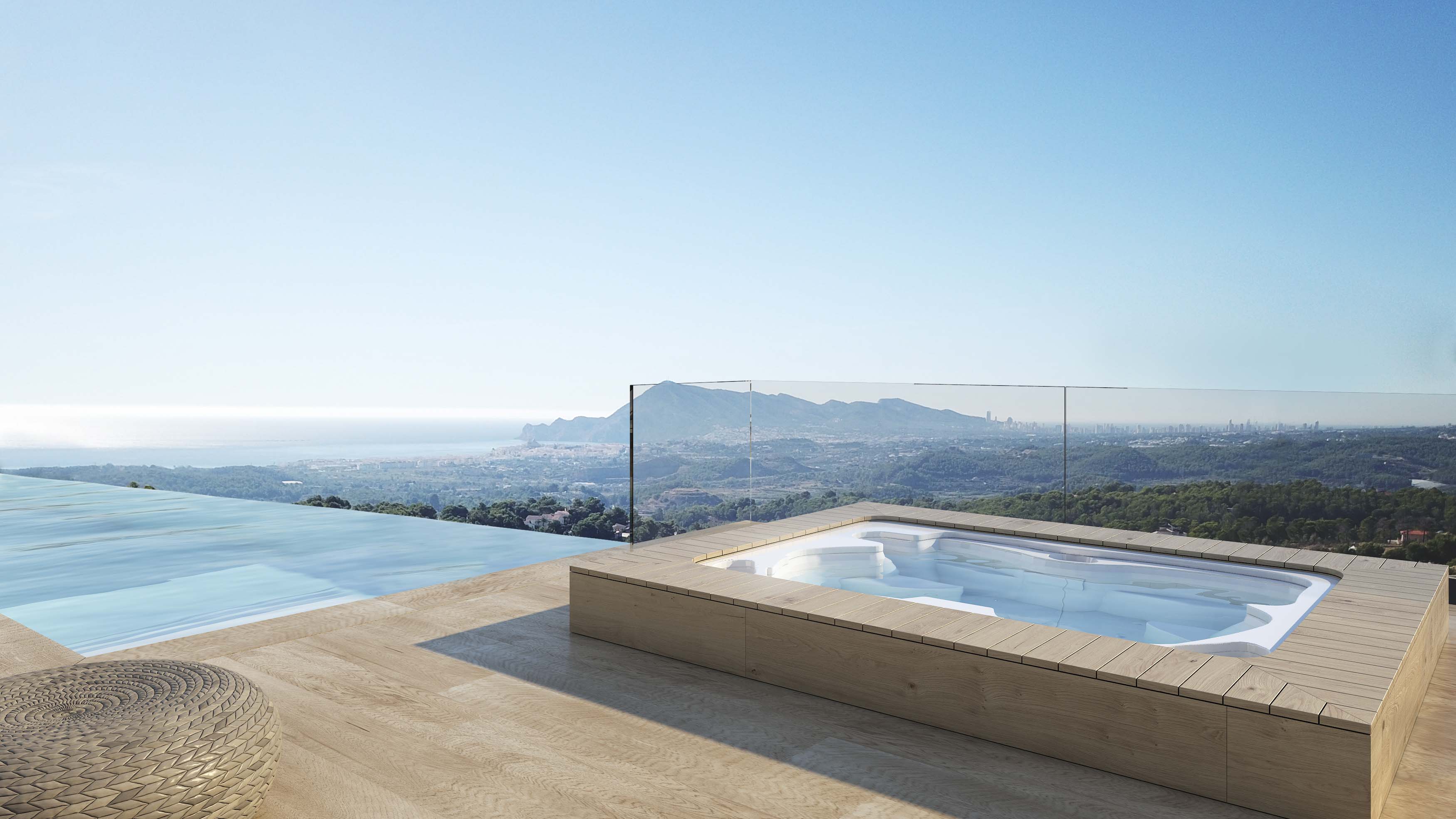 Projet de villa contemporaine, à vendre, Altea, Costa Blanca
