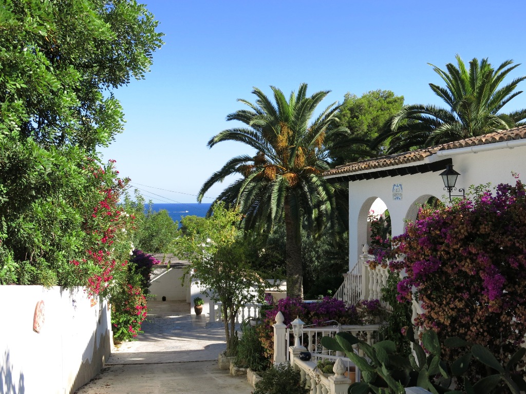 Mediterrane Villa zu verkaufen, Moraira, Costa Blanca, Meerblick