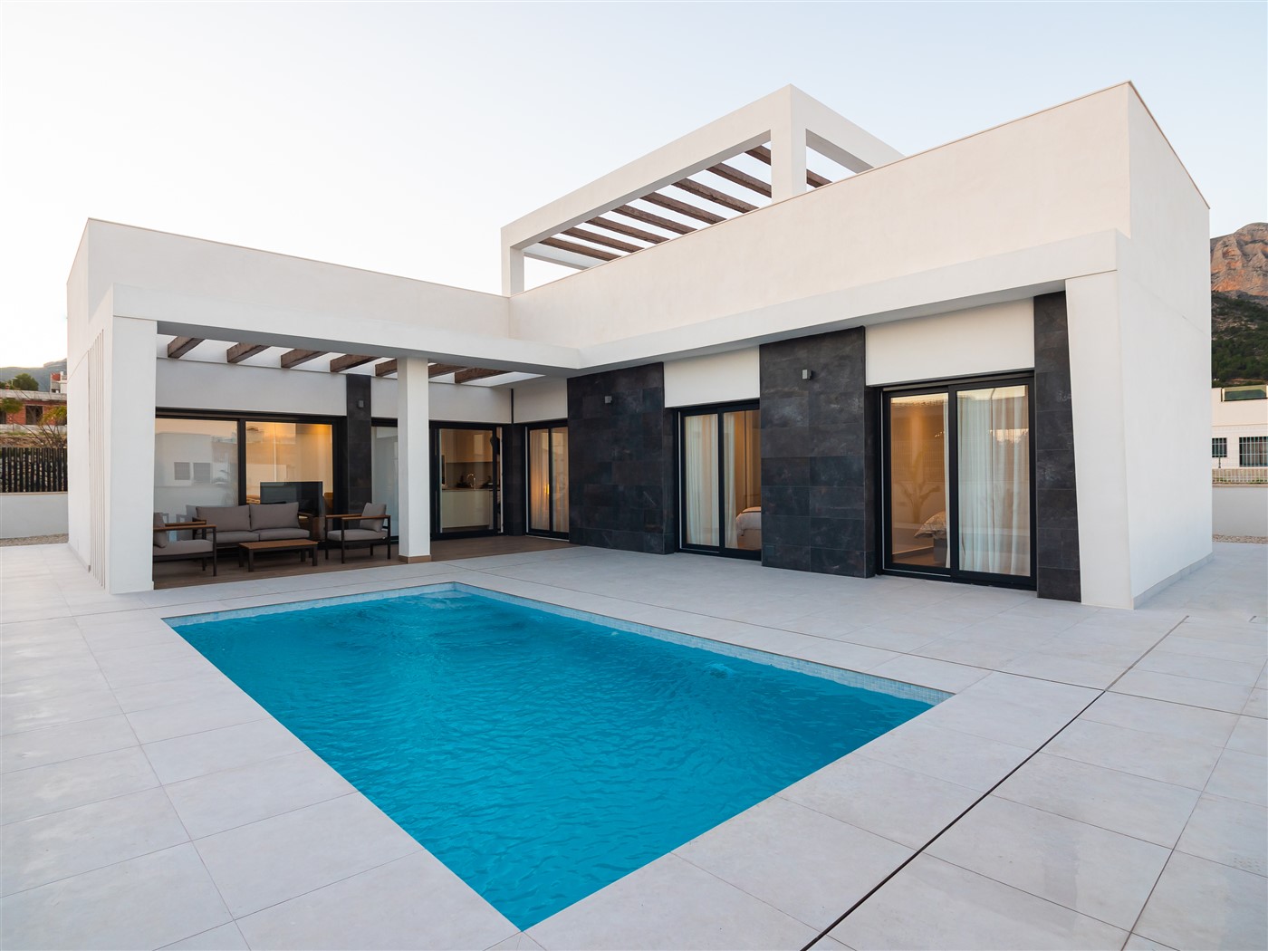 Moderne Villa, Neubau, zu verkaufen, Polop, Costa Blanca