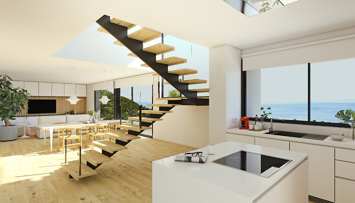 Contemporary luxury villa project with sea views, Altea, Costa Blanca, Spain